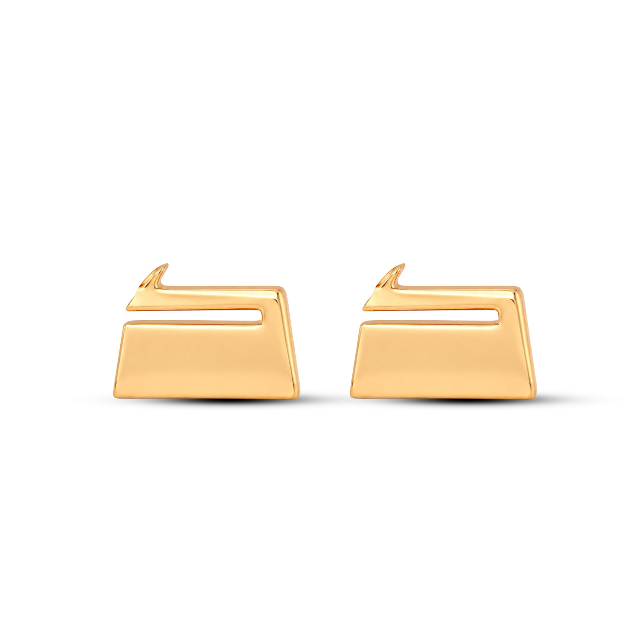 حلق حرف الدال Daal earrings