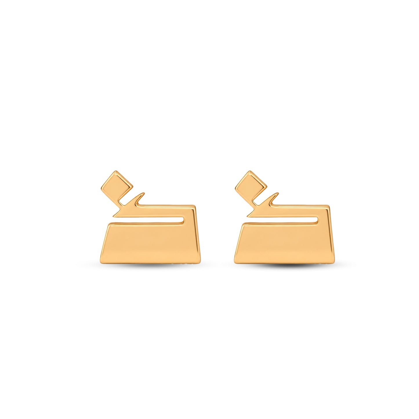حلق حرف الذال Dhaal earrings