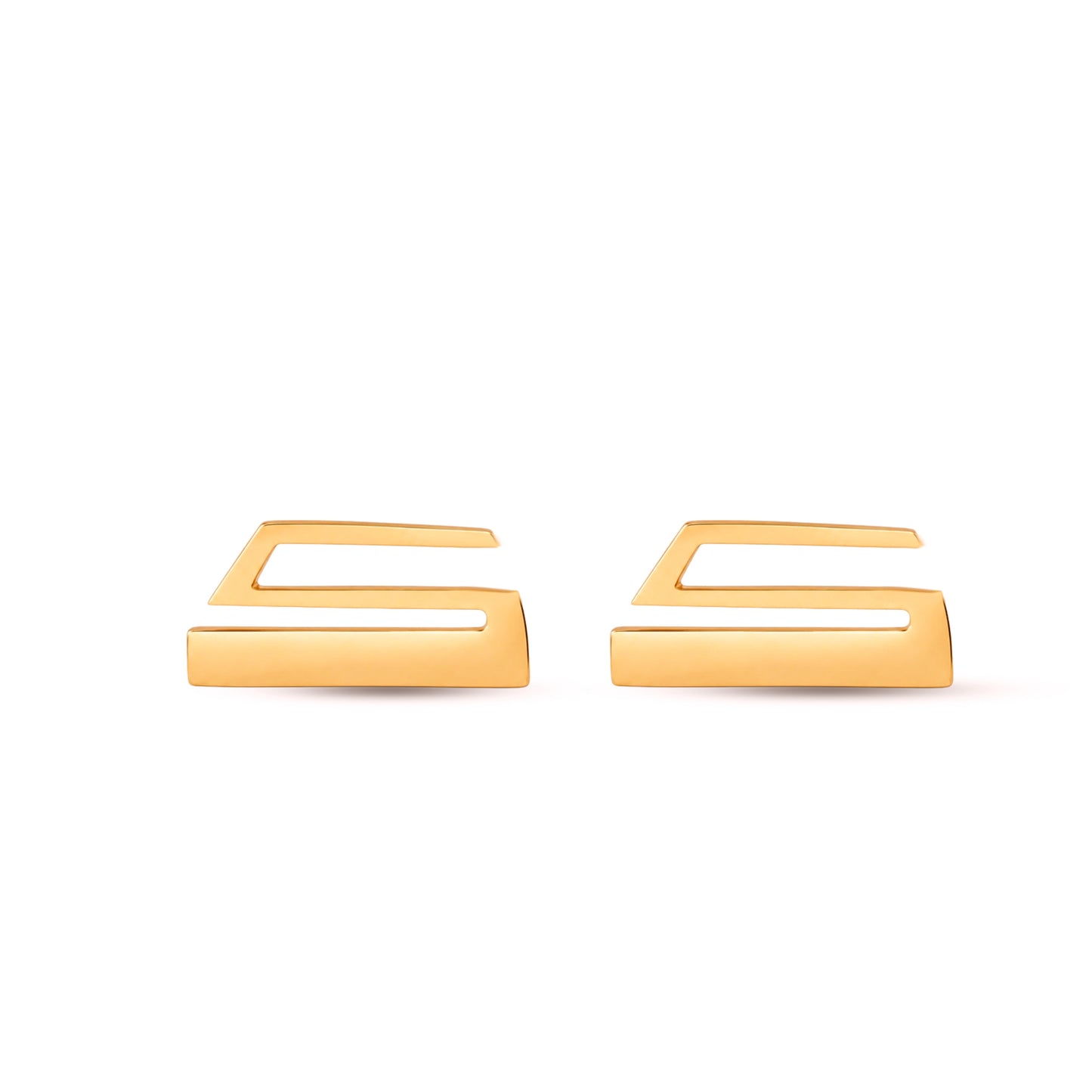 حلق حرف الكاف Kaaf earrings