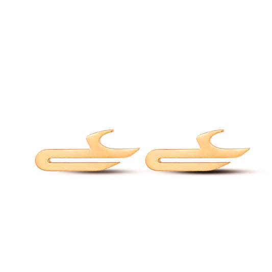 حلق حرف العين Ain earrings