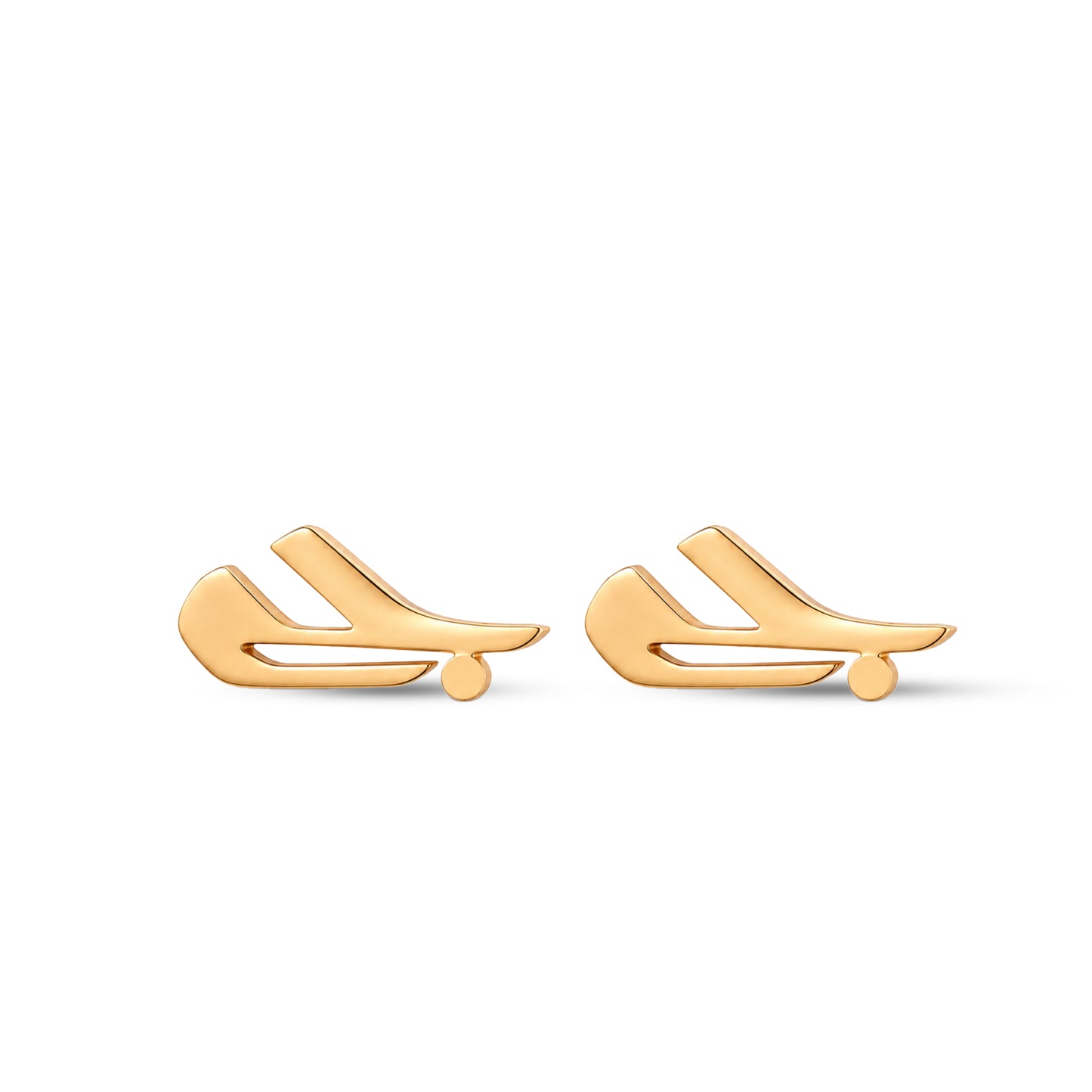 حلق حرف الجيم Jeem earrings