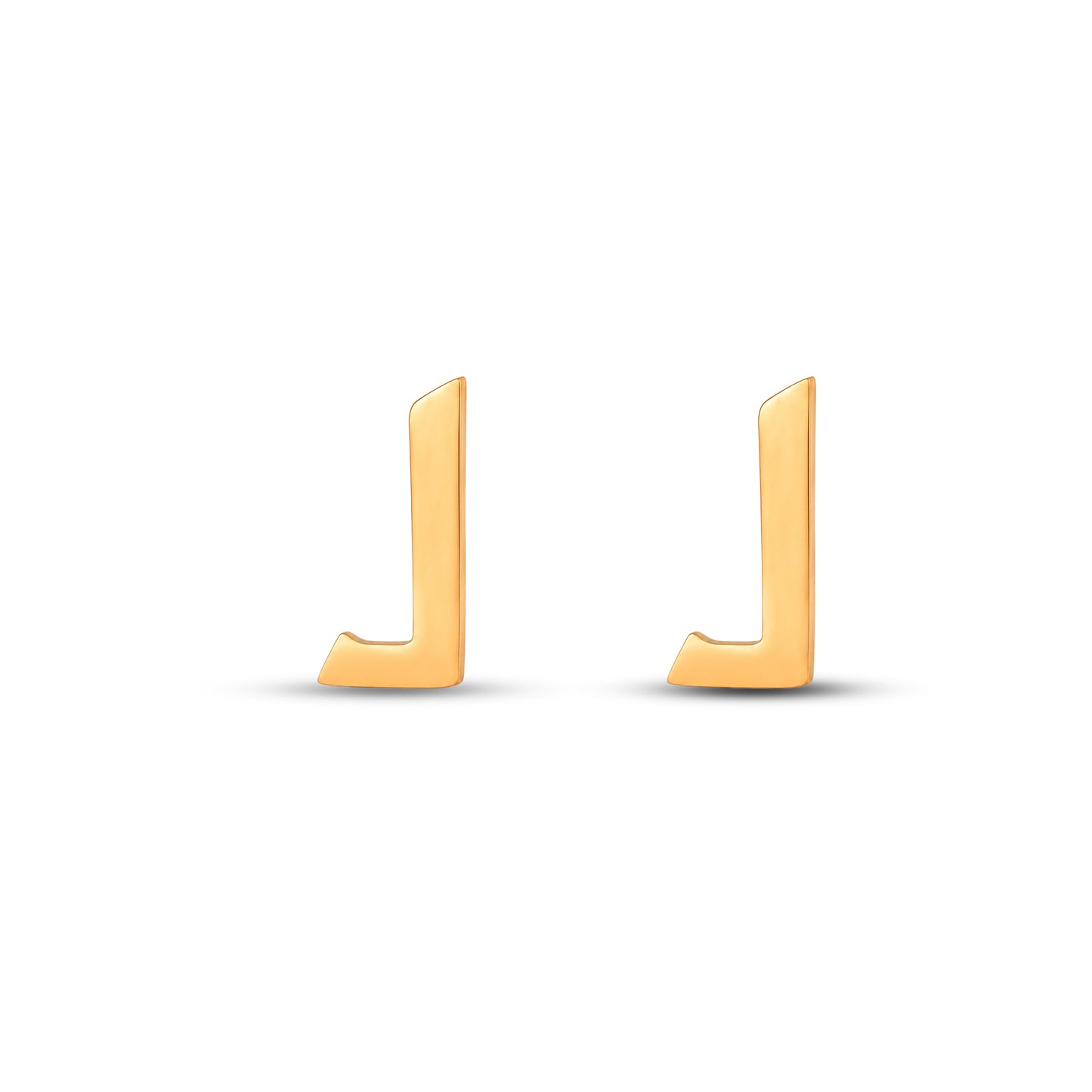 حلق حرف اللام Laam earrings