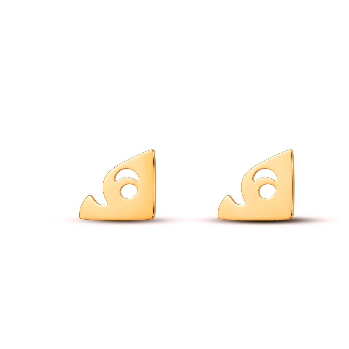 حلق حرف الهاء Haa earrings
