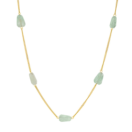 Aquamarine necklace