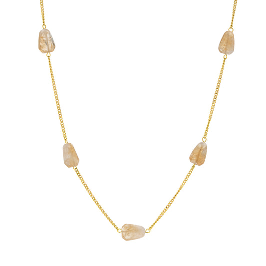 Citrine necklace