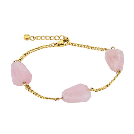 Rose quartz bracelet