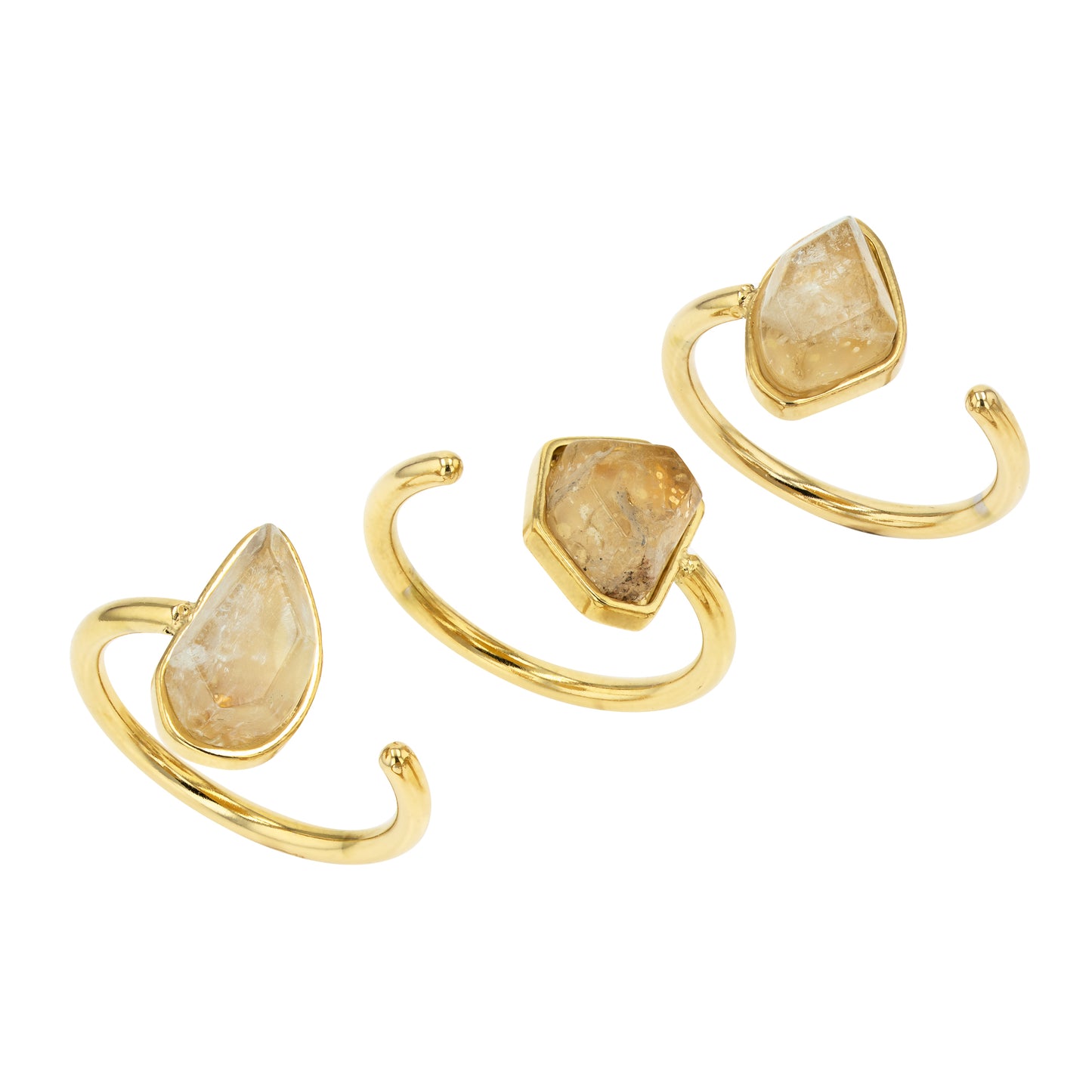 Citrine rings