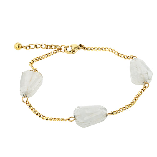 Clear quartz bracelet