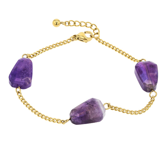 Amethyst bracelet